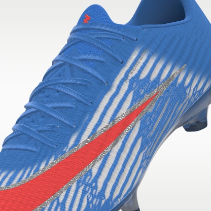 Nike Mercurial Superfly 11 Elite By You personalisierbarer Low-Top-Fußballschuh für normalen Rasen – Light Photo Blue/Light Photo Blue