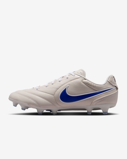 Nike Tiempo Ligera Pro Low-Top-Fußballschuh für normalen Rasen – Chalk/Weiß/Racer Blue