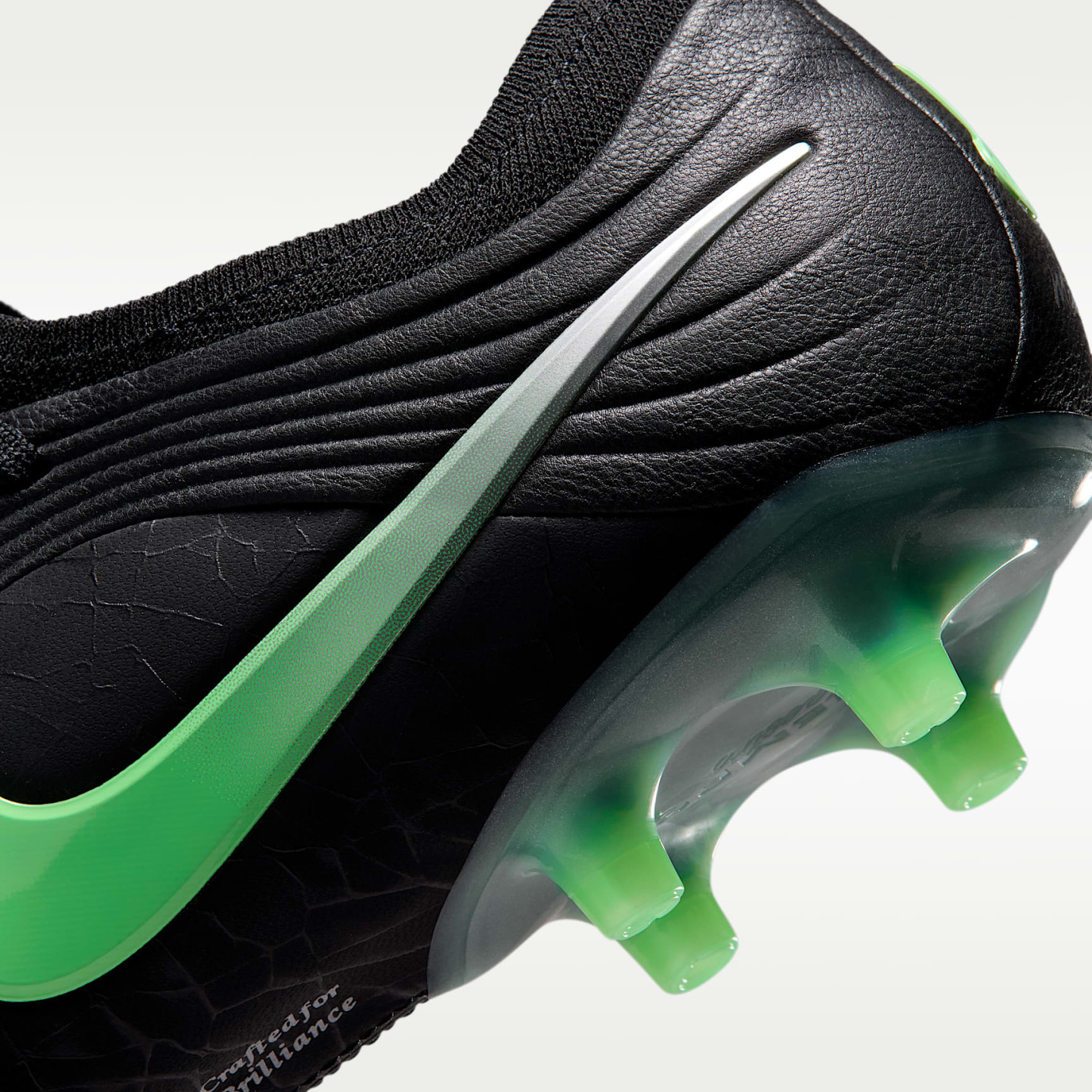 Nike Tiempo Maestro Elite Low Top Fußballschuh für Kunstrasen – Schwarz/Schwarz/Illusion Green