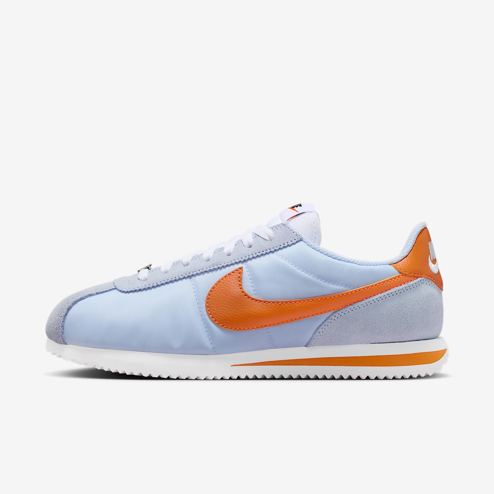 Nike Cortez Textile Schuh (Damen) – Hydrogen Blue/Weiß/Hot Curry