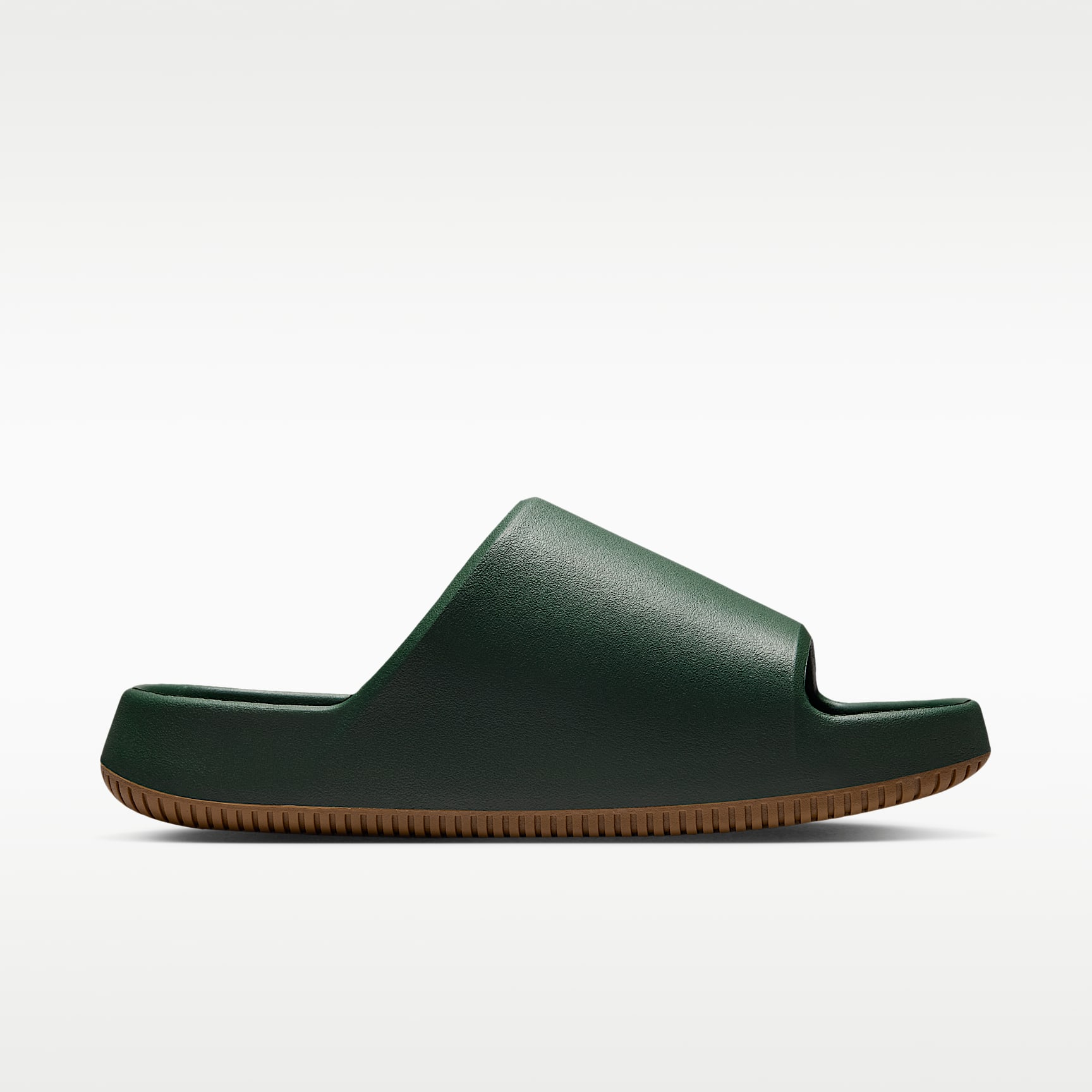 Nike Calm 2.0 Slides (Herren) – Fir/Gum Medium Brown