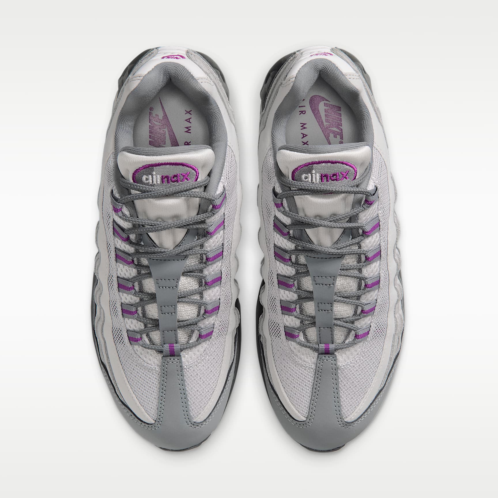 Nike Air Max 95 Big Bubble Schuh (Damen) – Cool Grey/Light Smoke Grey/Vast Grey/Bold Berry