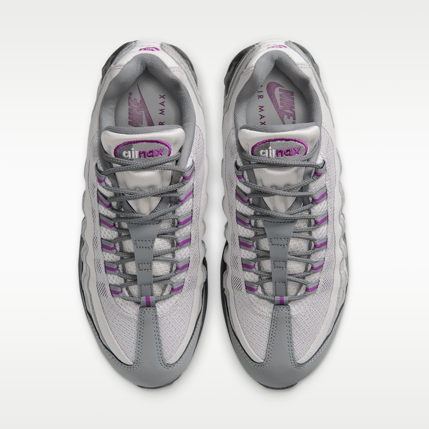 Nike Air Max 95 Big Bubble Schuh (Damen) – Cool Grey/Light Smoke Grey/Vast Grey/Bold Berry