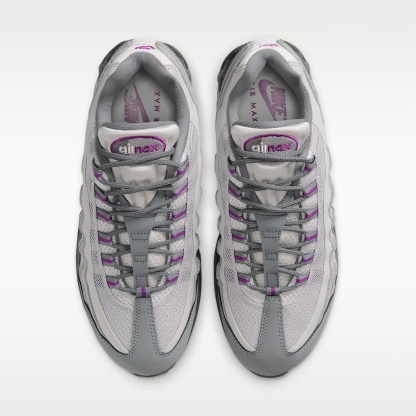 Nike Air Max 95 Big Bubble Schuh (Damen) – Cool Grey/Light Smoke Grey/Vast Grey/Bold Berry