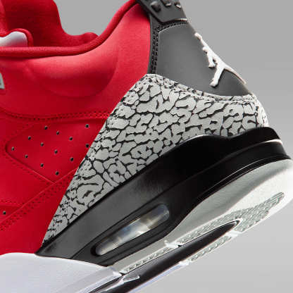 Jordan Son of Mars Low Herrenschuh – Fire Red/Grey Mist/Weiß/Schwarz