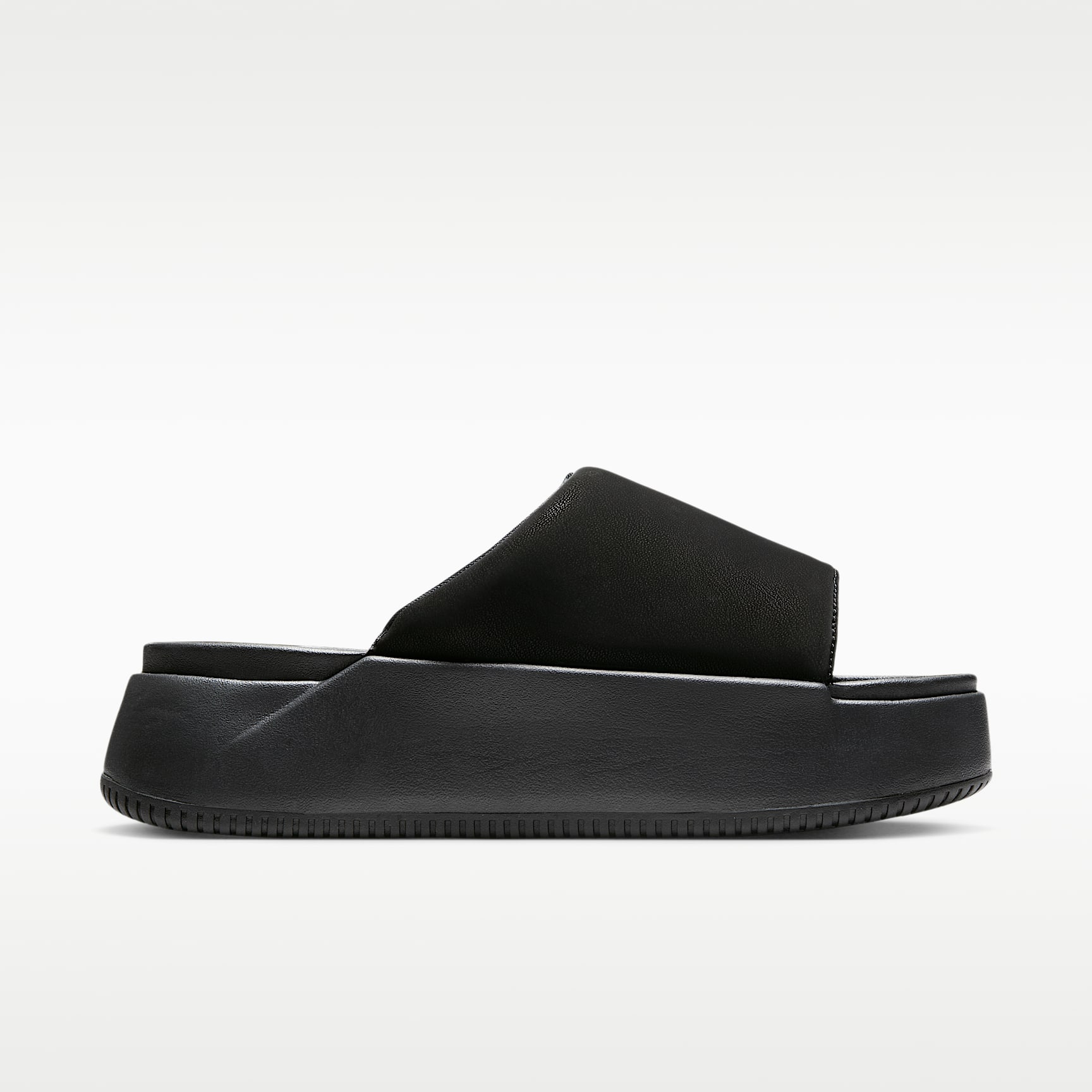 Nike Calm Elevation Slides (Damen) – Schwarz/Schwarz