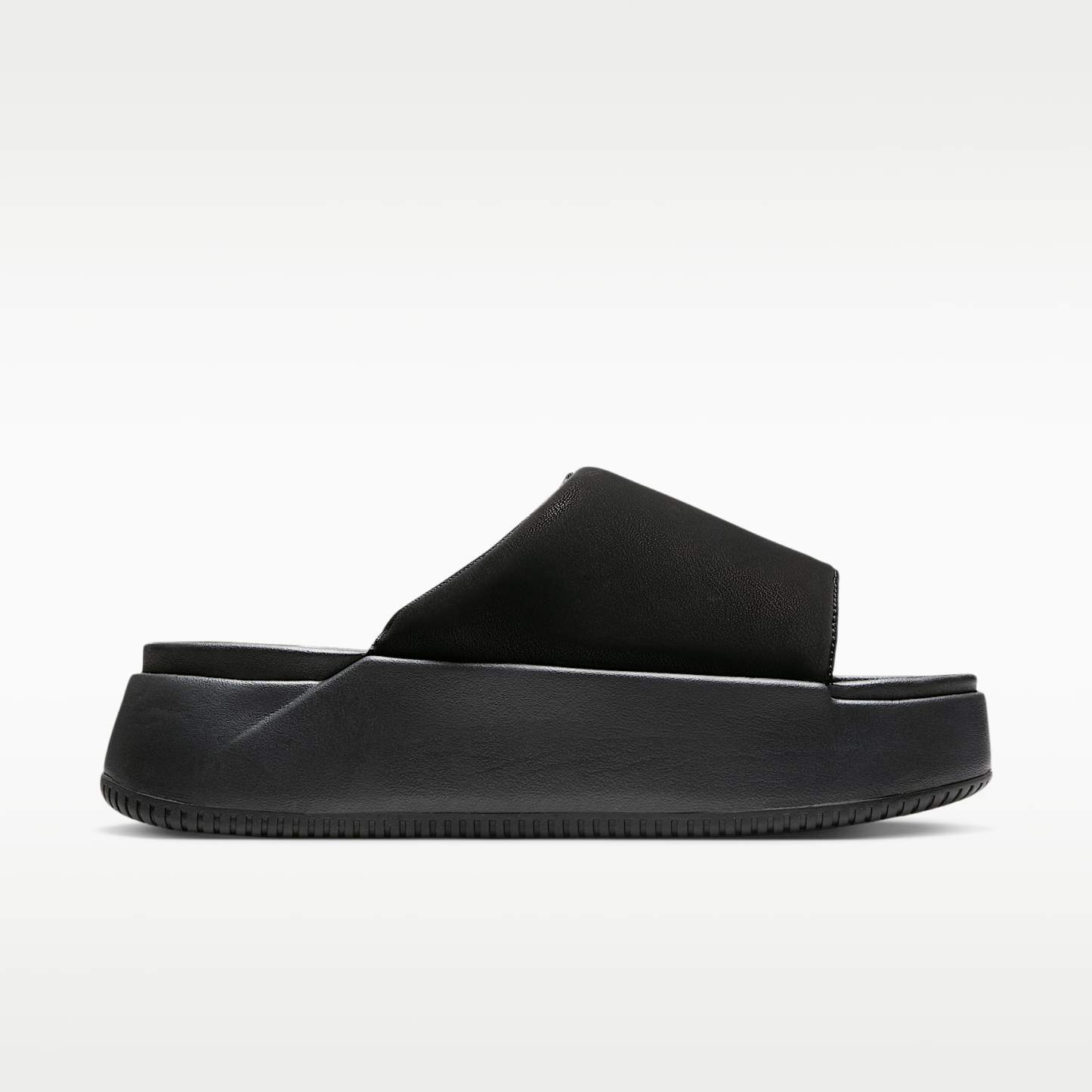 Nike Calm Elevation Slides (Damen) – Schwarz/Schwarz