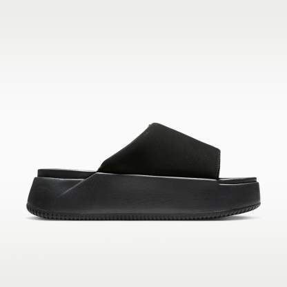 Nike Calm Elevation Slides (Damen) – Schwarz/Schwarz