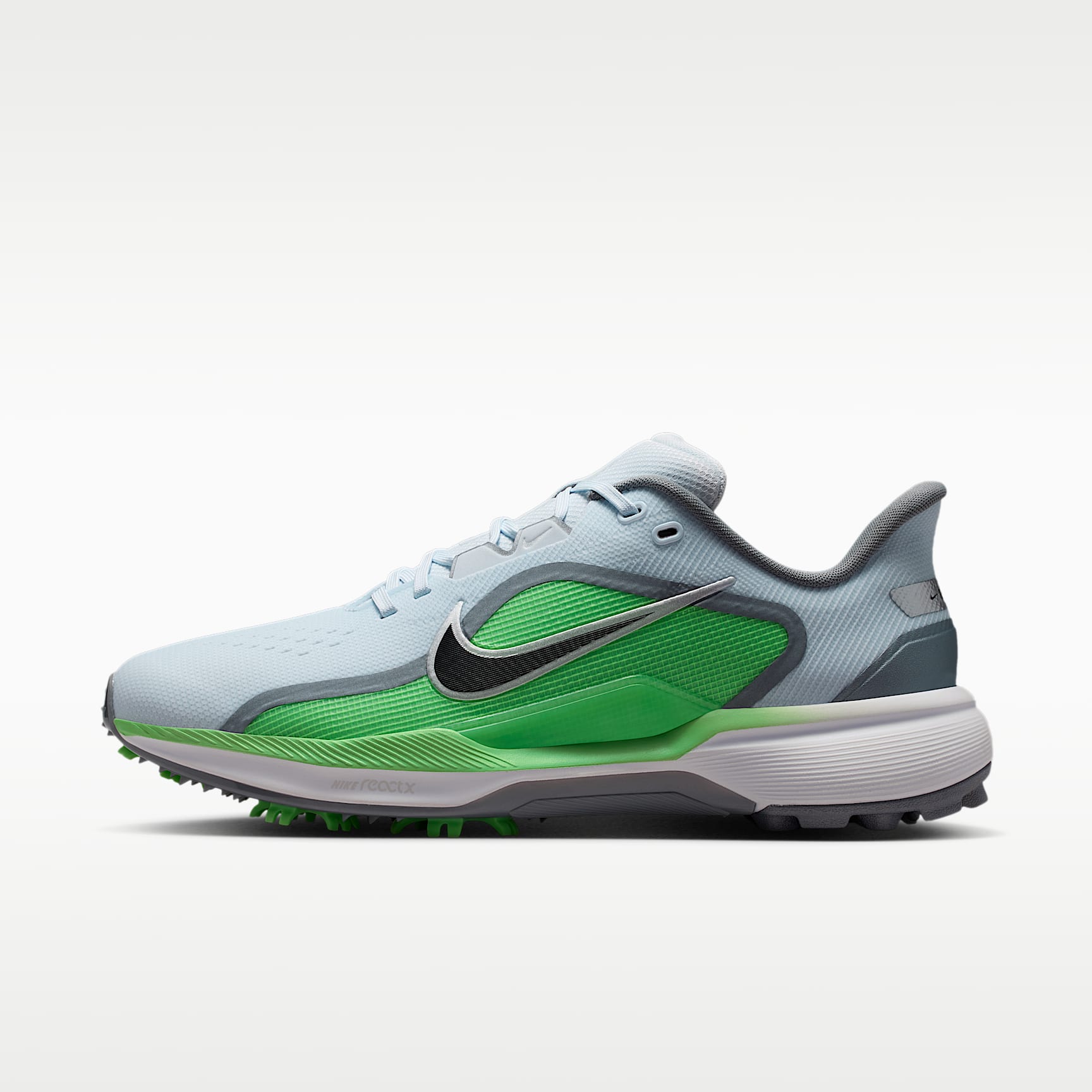 Nike Pegasus 1 G Golfschuh – Football Grey/Illusion Green/Schwarz