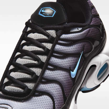 Nike Air Max Plus Schuh (Herren) – Schwarz/Light Smoke Grey/Weiß/Football Blue