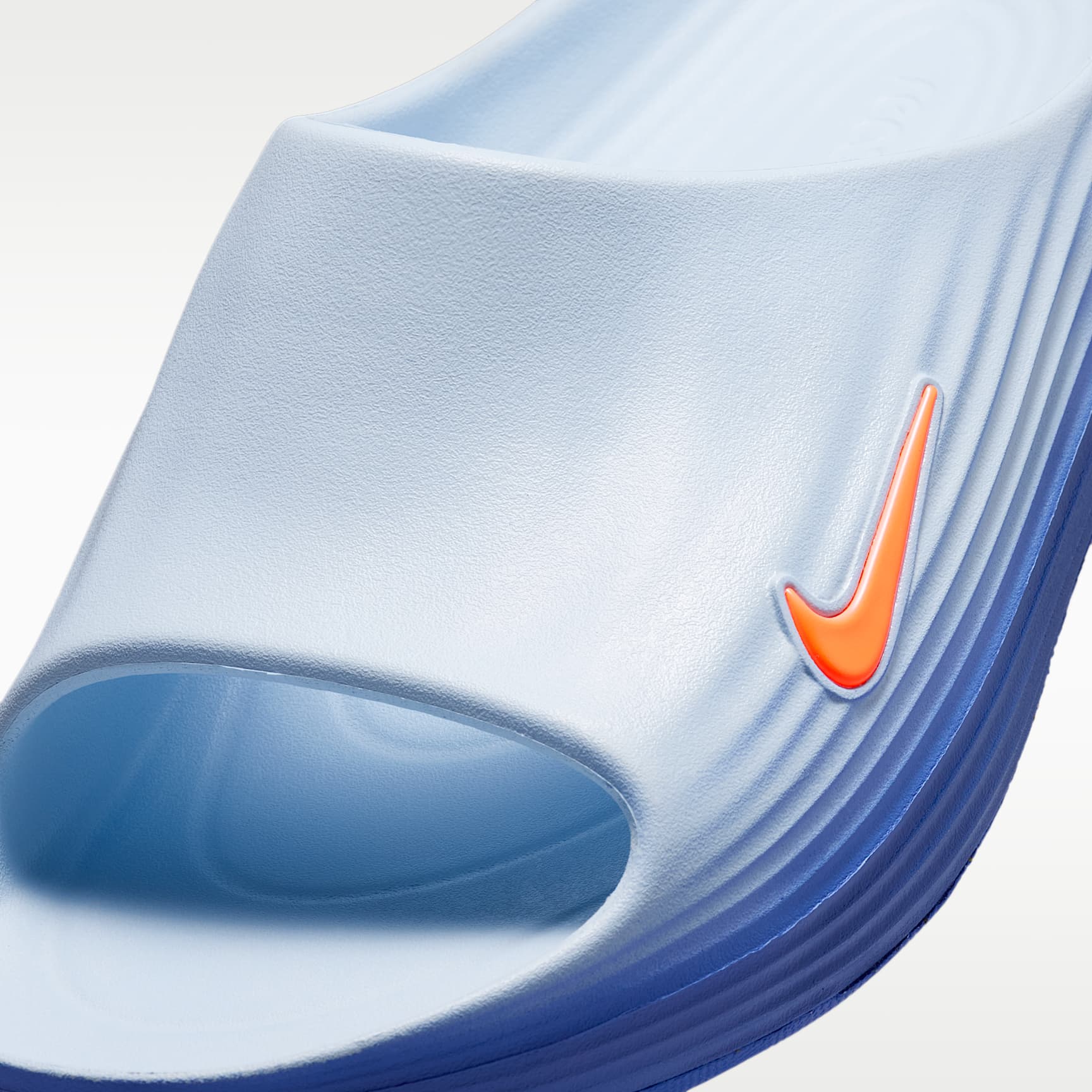 Nike ReactX Rejuven8 Slides (Herren) – Hydrogen Blue/Blue Crystal/Lapis/Total Orange