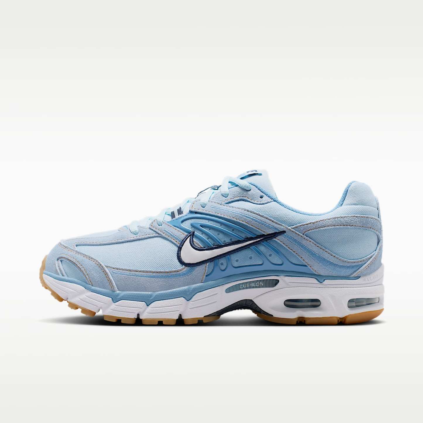 Nike Air Max Moto 2K Schuh (Herren) – Light Armory Blue/Work Blue/Gum Light Brown/Weiß