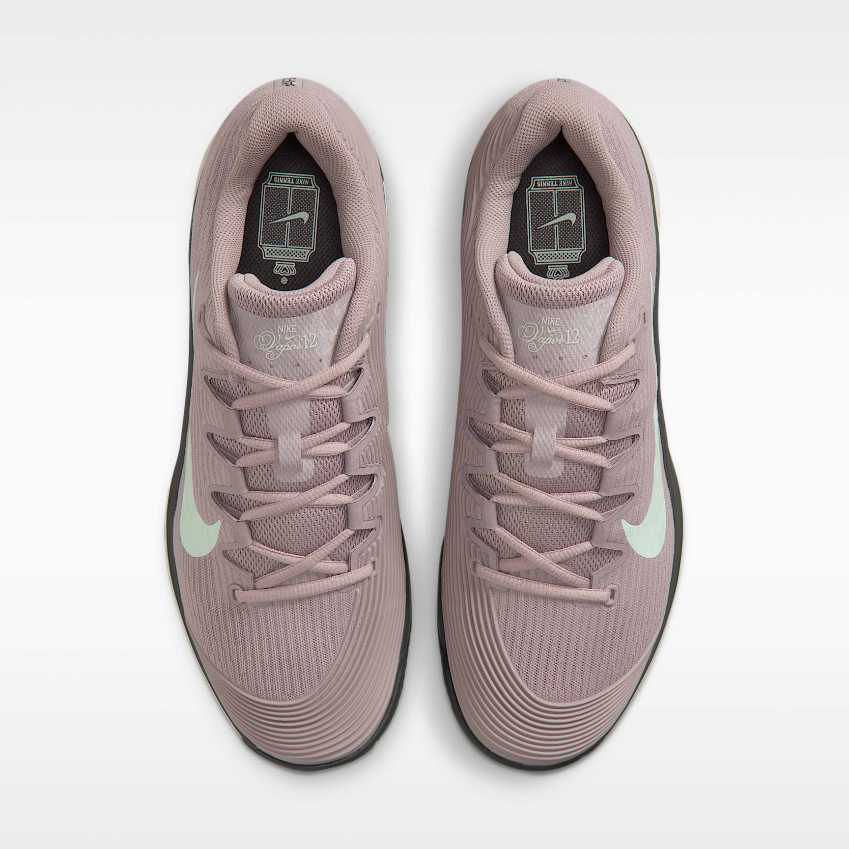 Nike Zoom Vapor 12 PRM Tennisschuhe für Clay Courts (Herren) – Light Violet Ore/Anthracite/Vast Grey/Barely Green