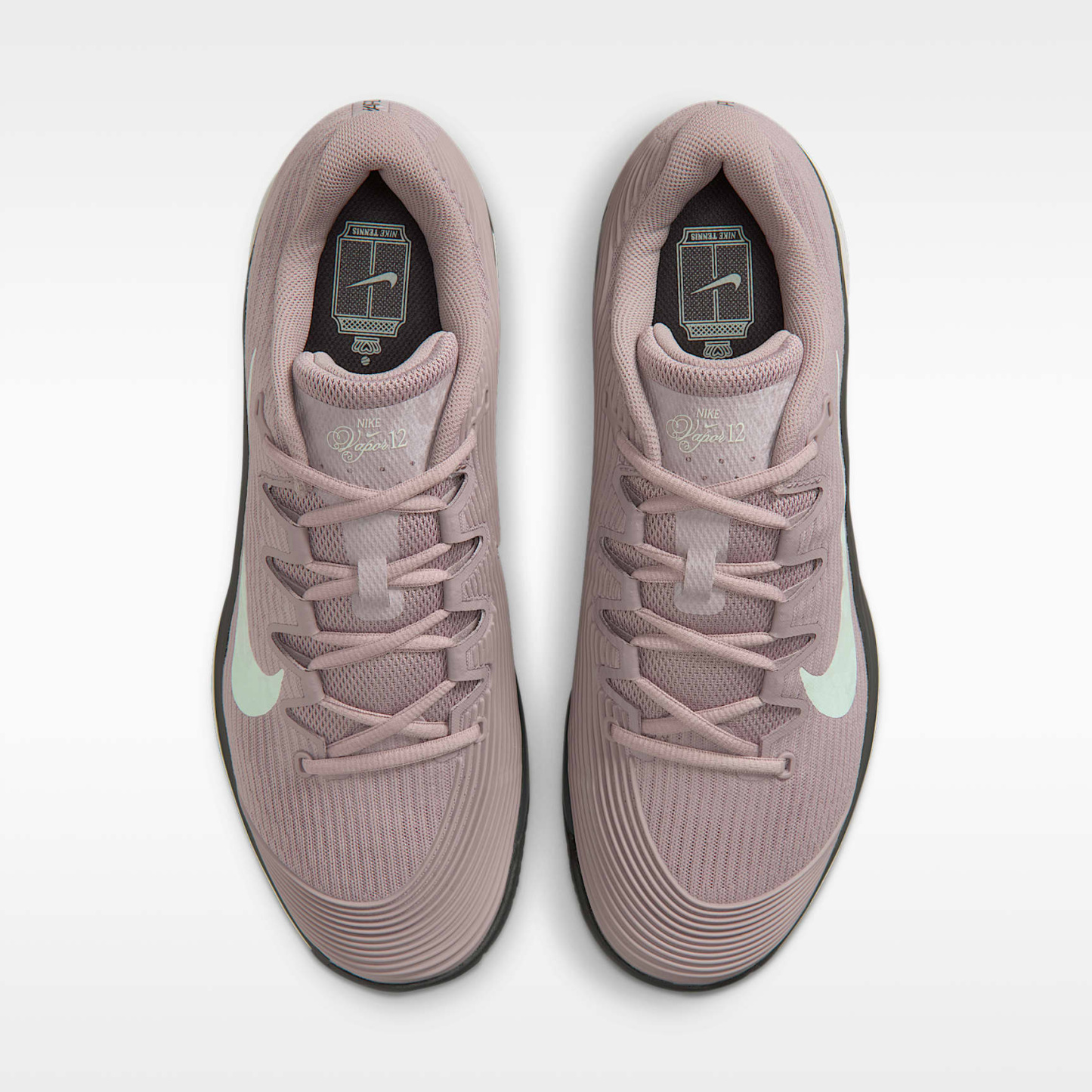 Nike Zoom Vapor 12 PRM Tennisschuhe für Clay Courts (Herren) – Light Violet Ore/Anthracite/Vast Grey/Barely Green