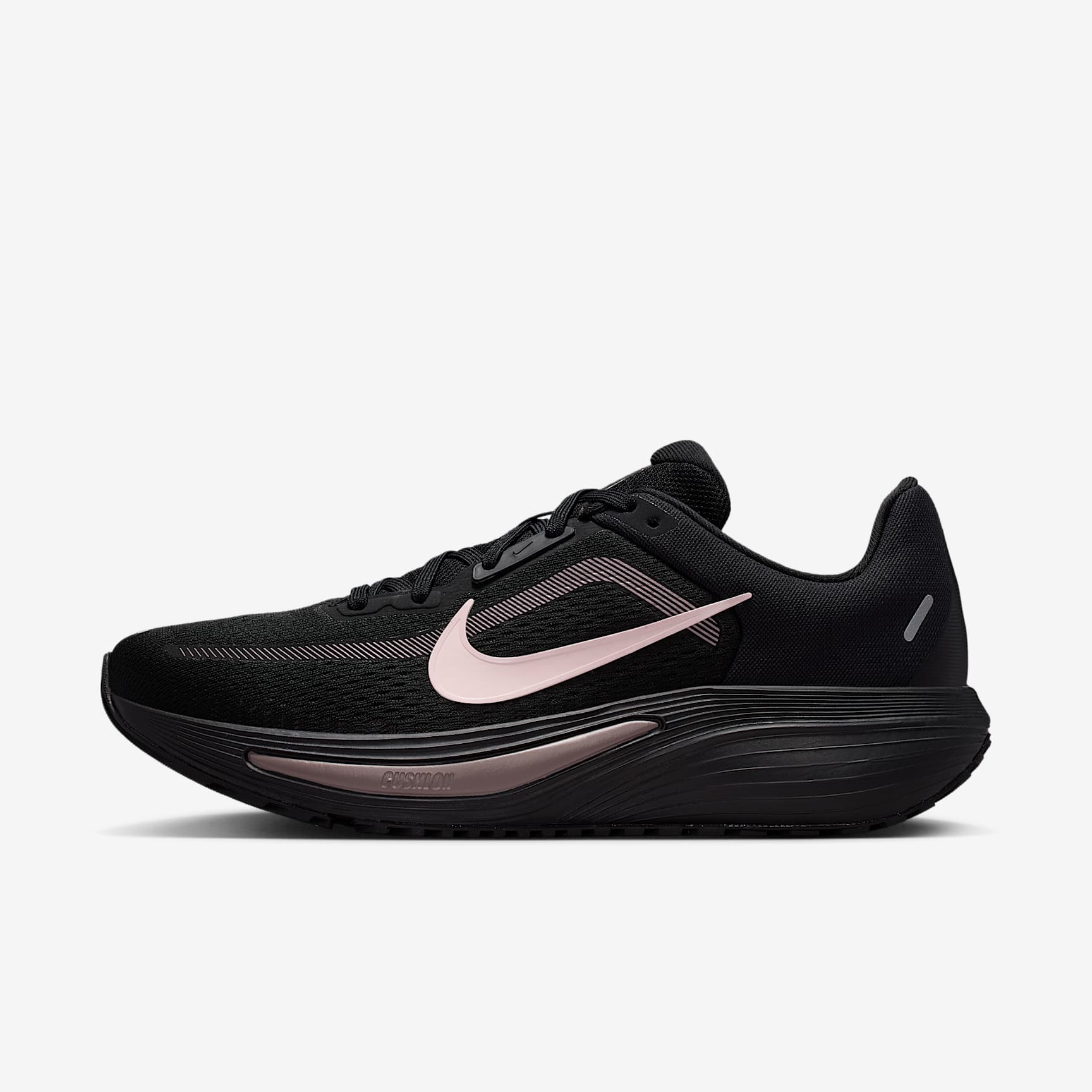Nike Quest 7 Straßenlaufschuhe (Damen) – Schwarz/Taupe Haze/Silt Red