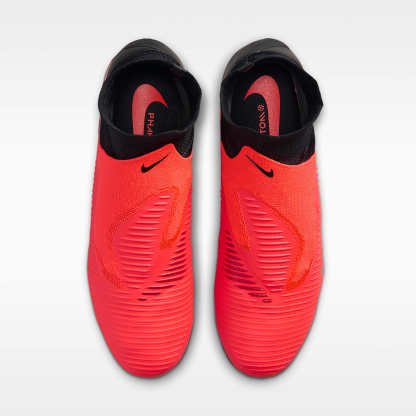 Nike Phantom 6 High Pro Fußballschuh für Kunstrasen – Bright Crimson/Schwarz/Blur