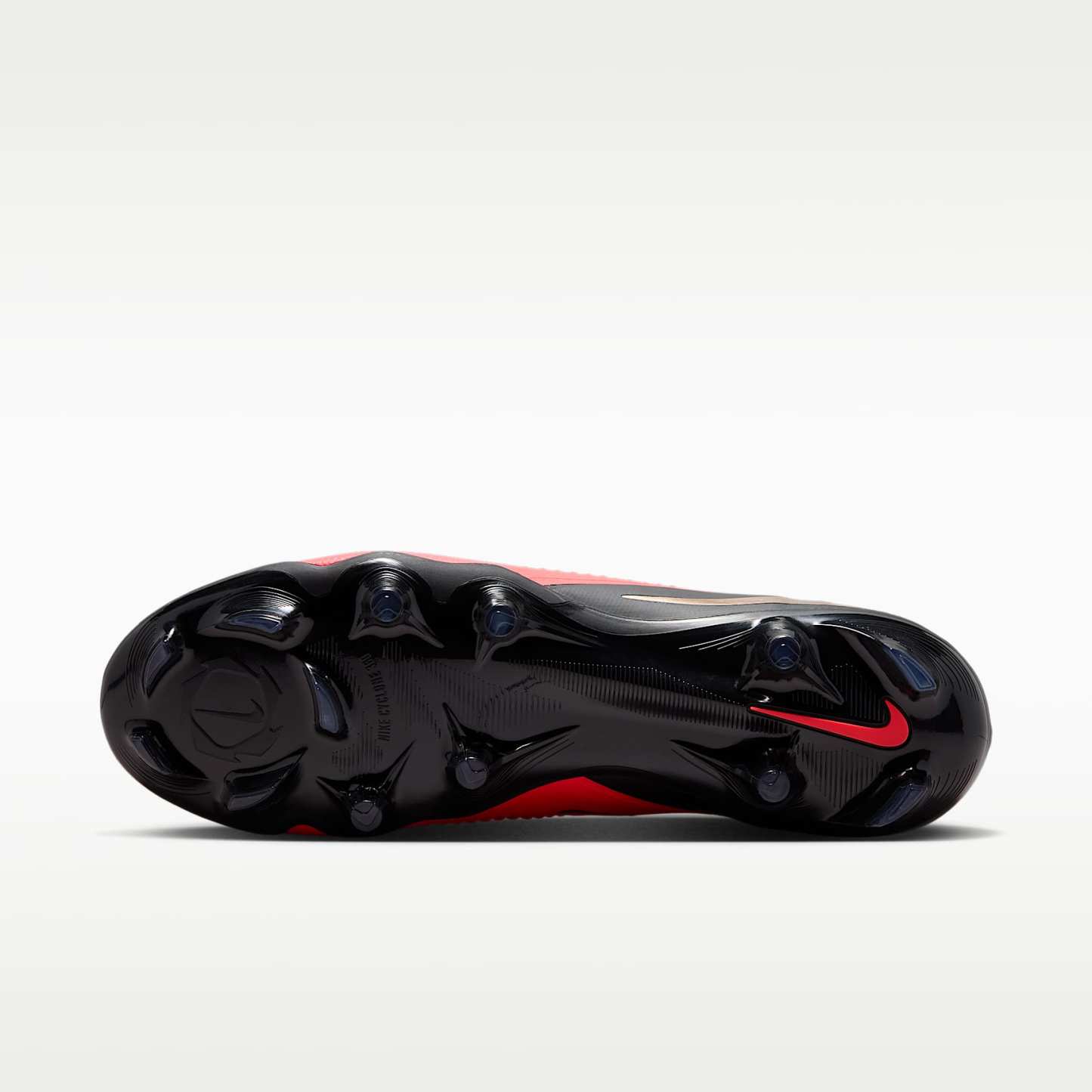 Nike Phantom 6 Low Pro Fußballschuh für normalen Rasen – Bright Crimson/Bright Crimson/Schwarz