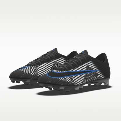 Nike Mercurial Superfly 11 Elite By You personalisierbarer Low-Top-Fußballschuh für Kunstrasen – Schwarz/Schwarz [4172670494]