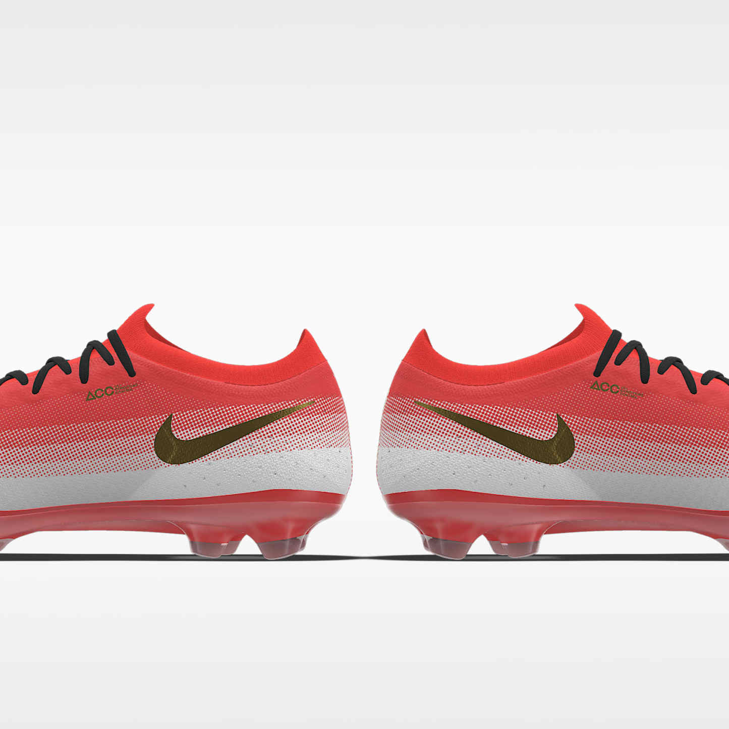 Nike Mercurial Vapor 17 Elite By You personalisierbarer Low-Top-Fußballschuh für normalen Rasen – Bright Crimson/Weiß [3389900446]