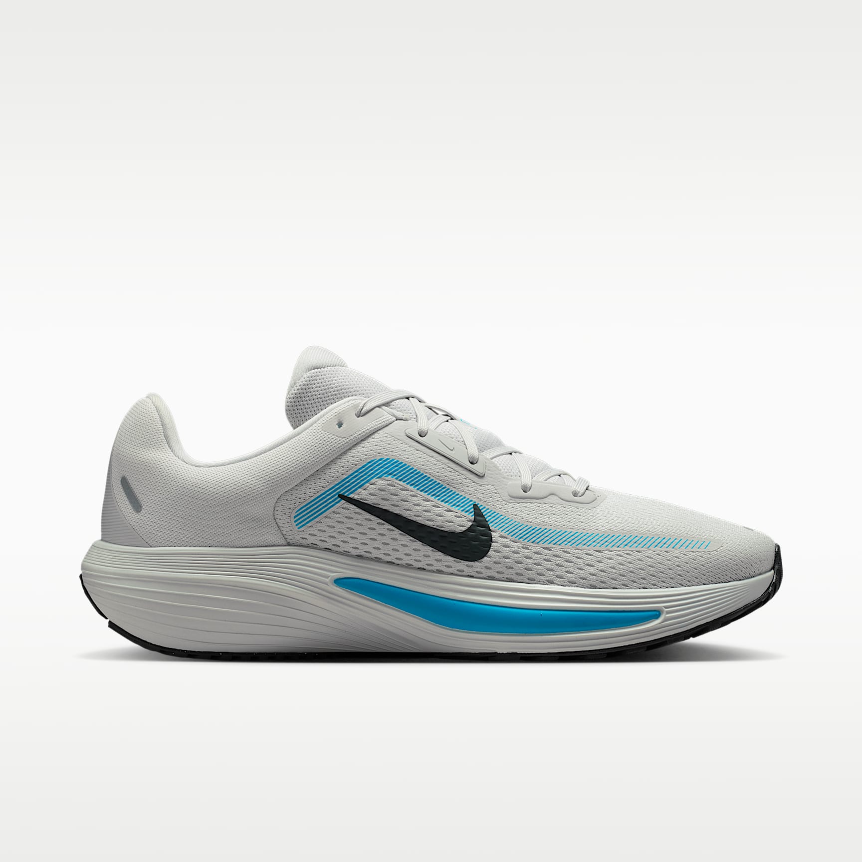 Nike Quest 7 Straßenlaufschuhe (Herren) – Vast Grey/Light Current Blue/Off White/Anthracite