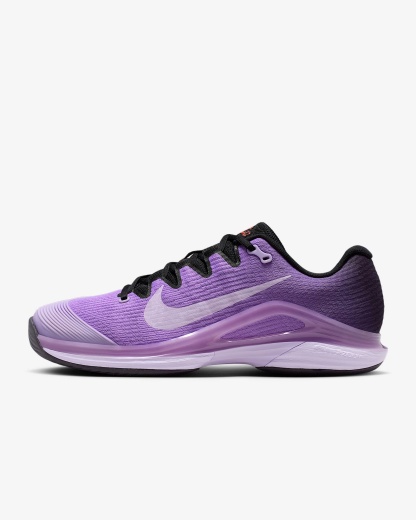 Nike Vapor 12 Tennisschuh für Hartplätze (Herren) – Bright Violet/Schwarz/Infrared 23/Violet Mist