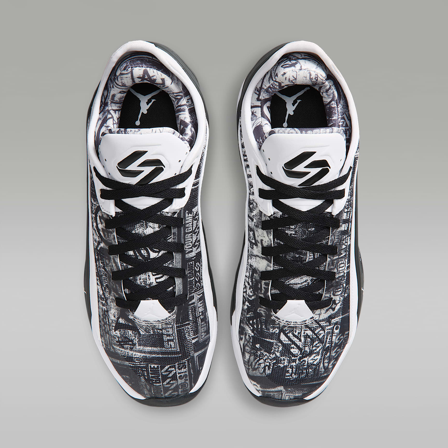 Luka 5 "Graffiti" Basketballschuh – Weiß/Schwarz
