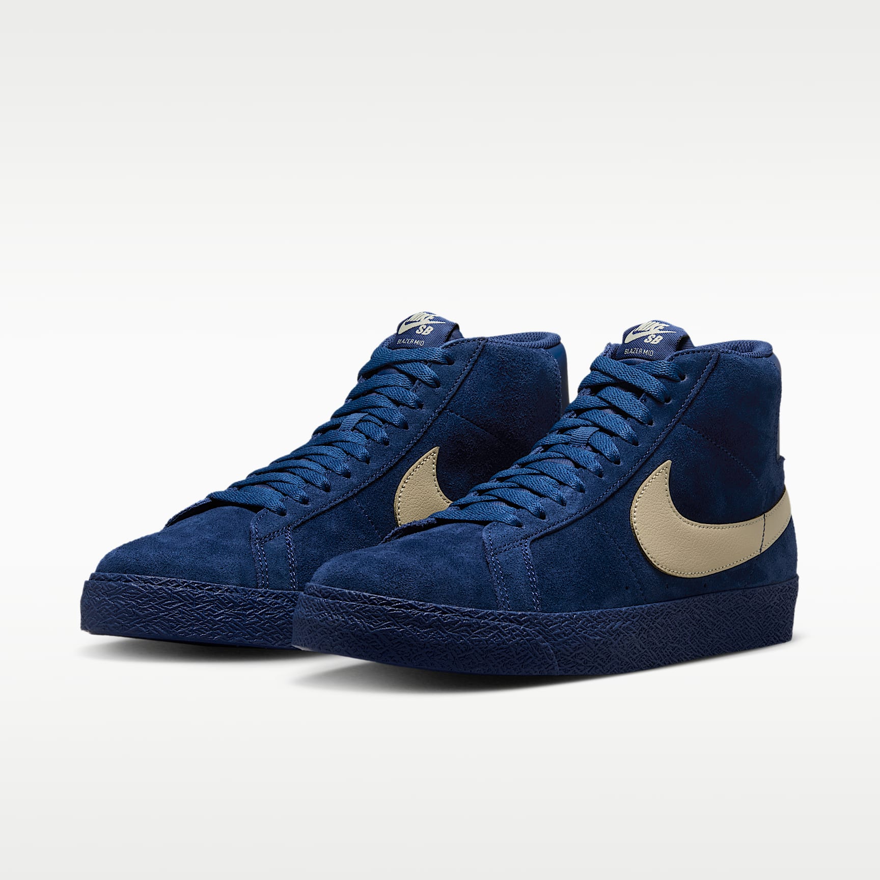 Nike SB Zoom Blazer Mid Skateboardschuh – Coastal Blue/Coastal Blue/Pale Yellow