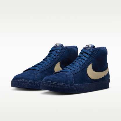 Nike SB Zoom Blazer Mid Skateboardschuh – Coastal Blue/Coastal Blue/Pale Yellow