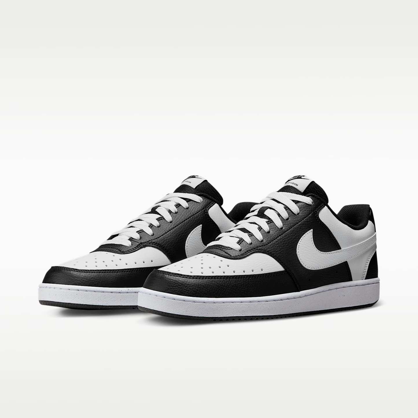 Nike Court Vision Low Herrenschuh – Schwarz/Weiß