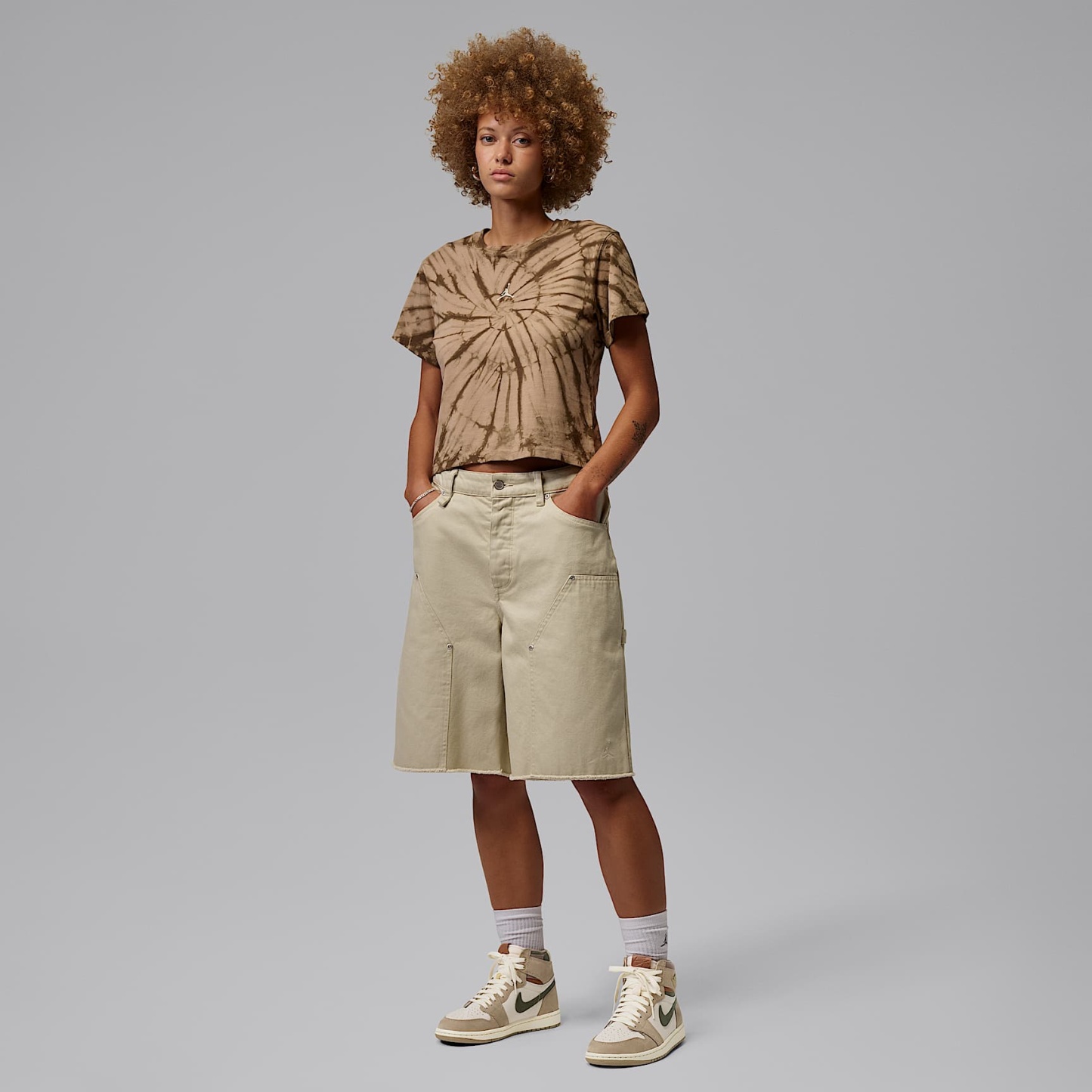 Air Jordan 1 High OG "Khaki" Schuh (Damen) – Khaki/Sail/Cargo Khaki/Multi-Color