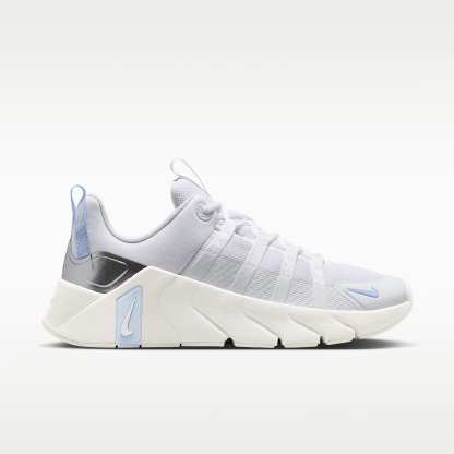 Nike Free Metcon 7 Trainingsschuhe (Damen) – Weiß/Hydrogen Blue/Metallic Silver/Weiß