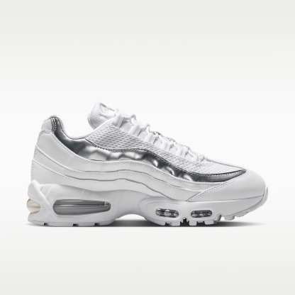 Nike Air Max 95 SE Schuh (Damen) – Weiß/Light Charcoal/Metallic Silver/Pure Platinum