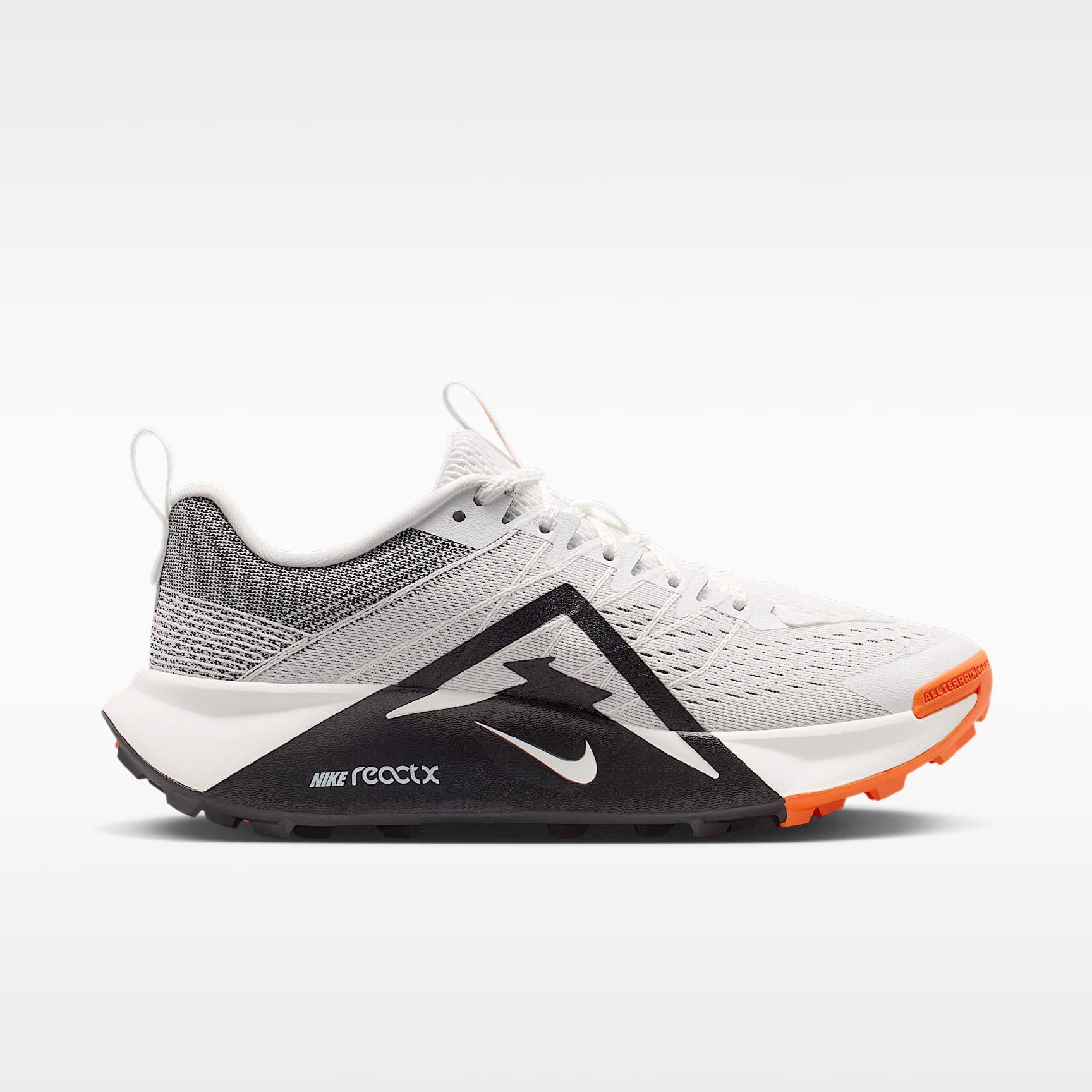 Nike Wildhorse 10 Traillaufschuh (Damen) – Summit White/Safety Orange/Phantom/Schwarz