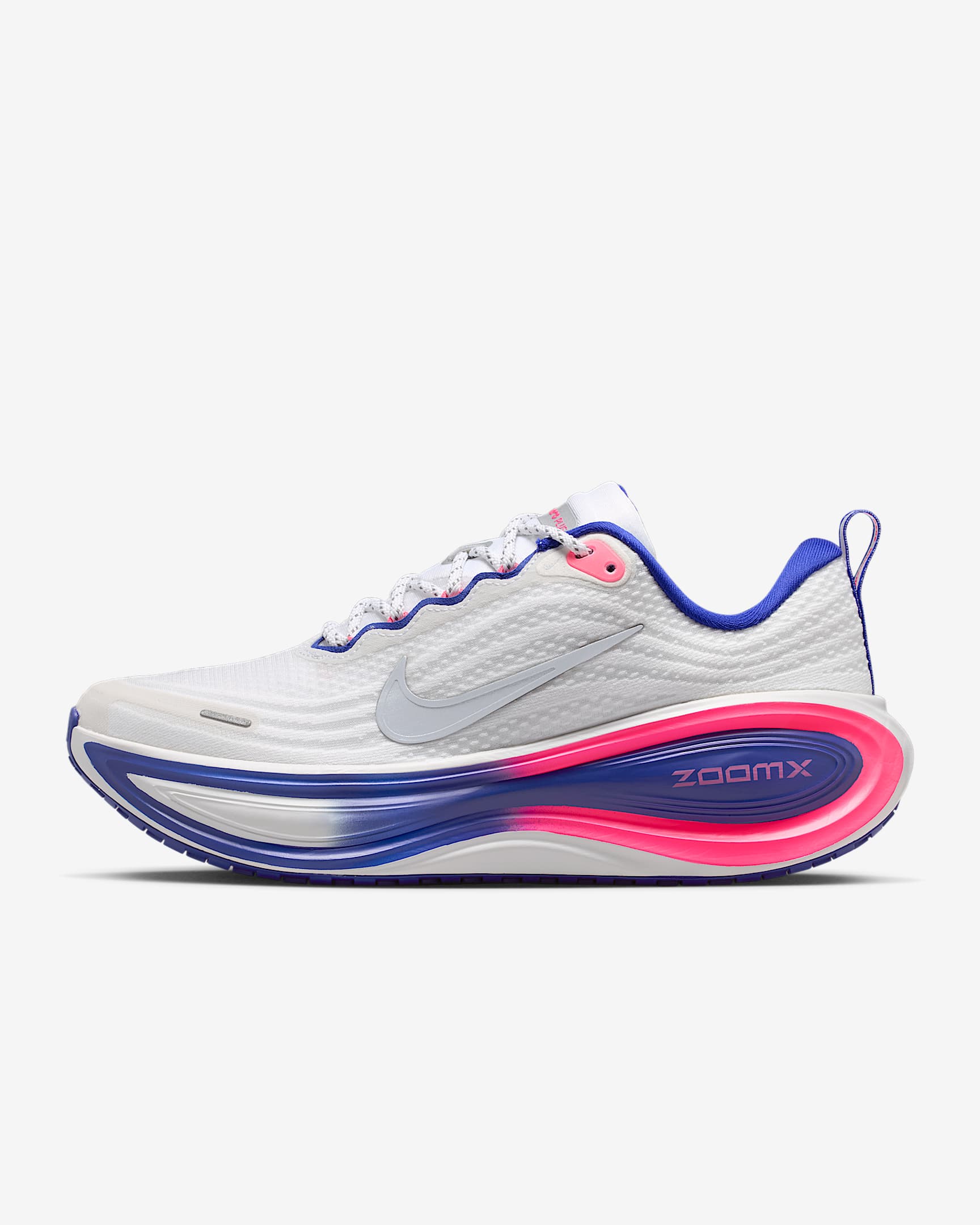 Vomero Plus SE Straßenlaufschuh (Damen) – Weiß/Concord/Hyper Pink/Metallic Silver