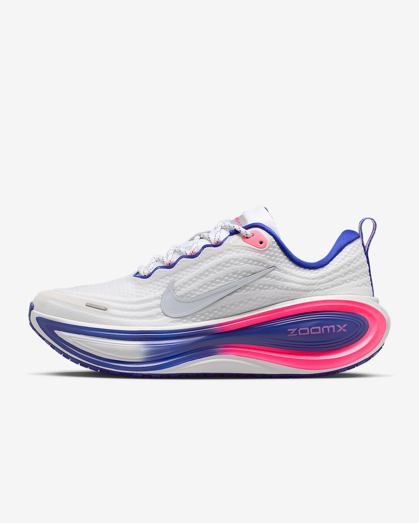 Vomero Plus SE Straßenlaufschuh (Damen) – Weiß/Concord/Hyper Pink/Metallic Silver