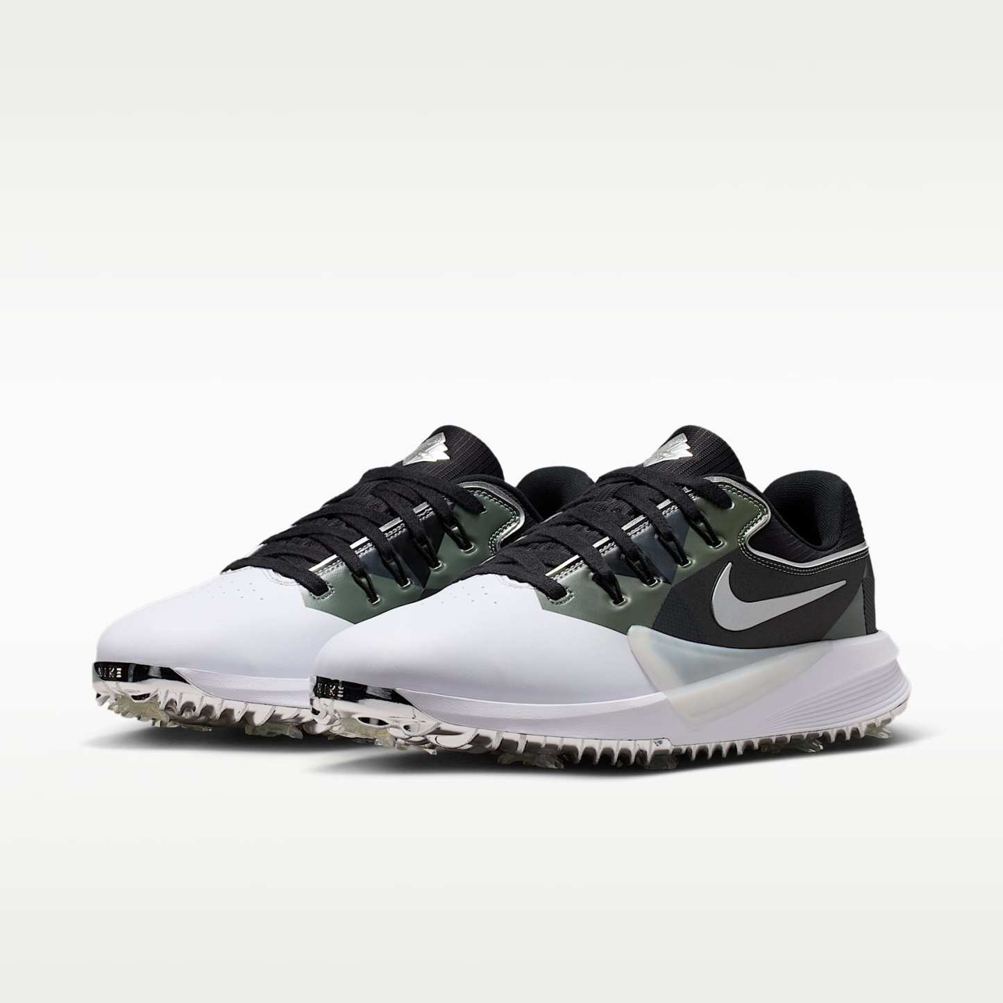 Nike Victory Pro 4 Golfschuh – Weiß/Metallic Silver/Fir/Schwarz