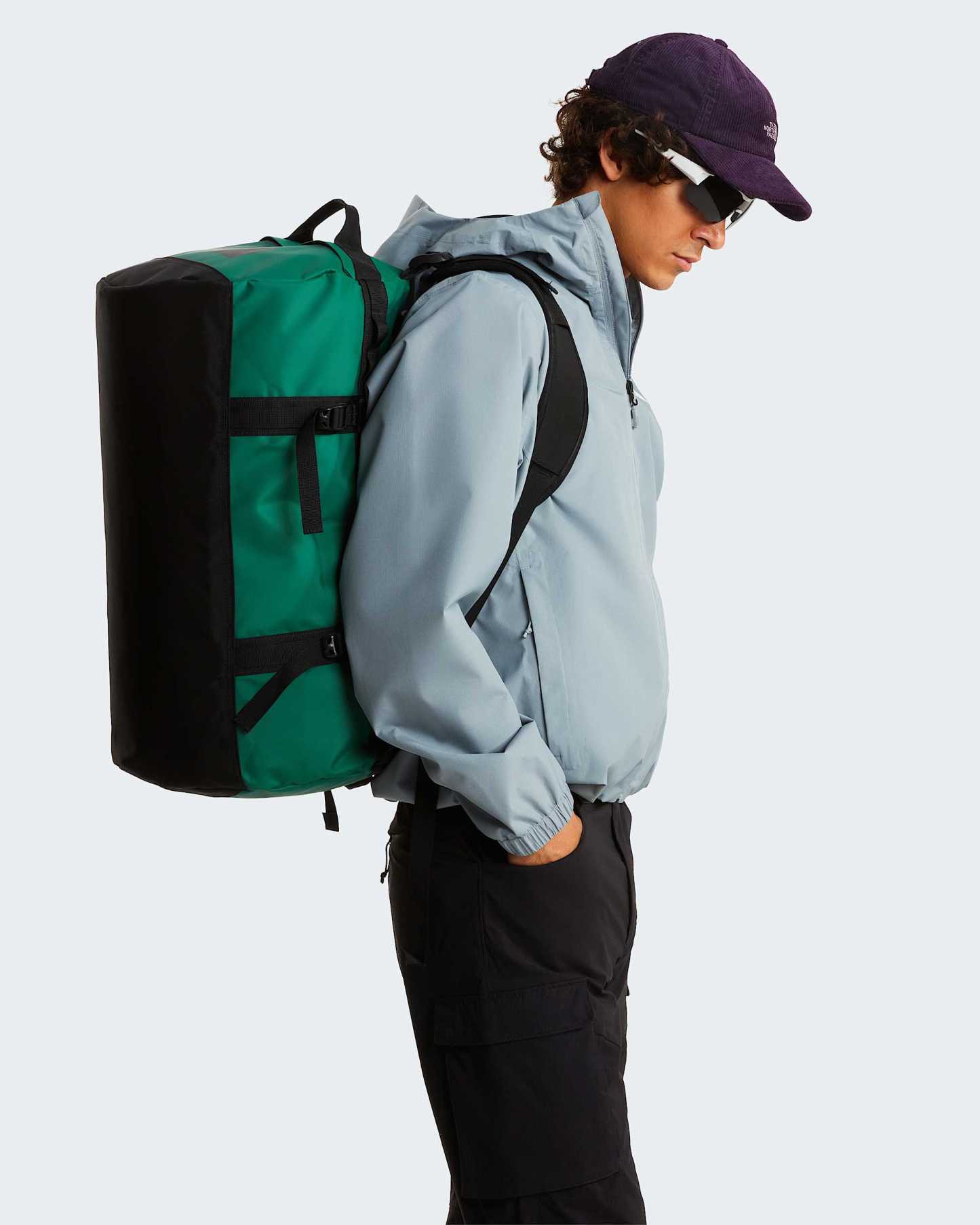 Base Camp Duffel-Tasche 50L – S – Evergreen-TNF Black