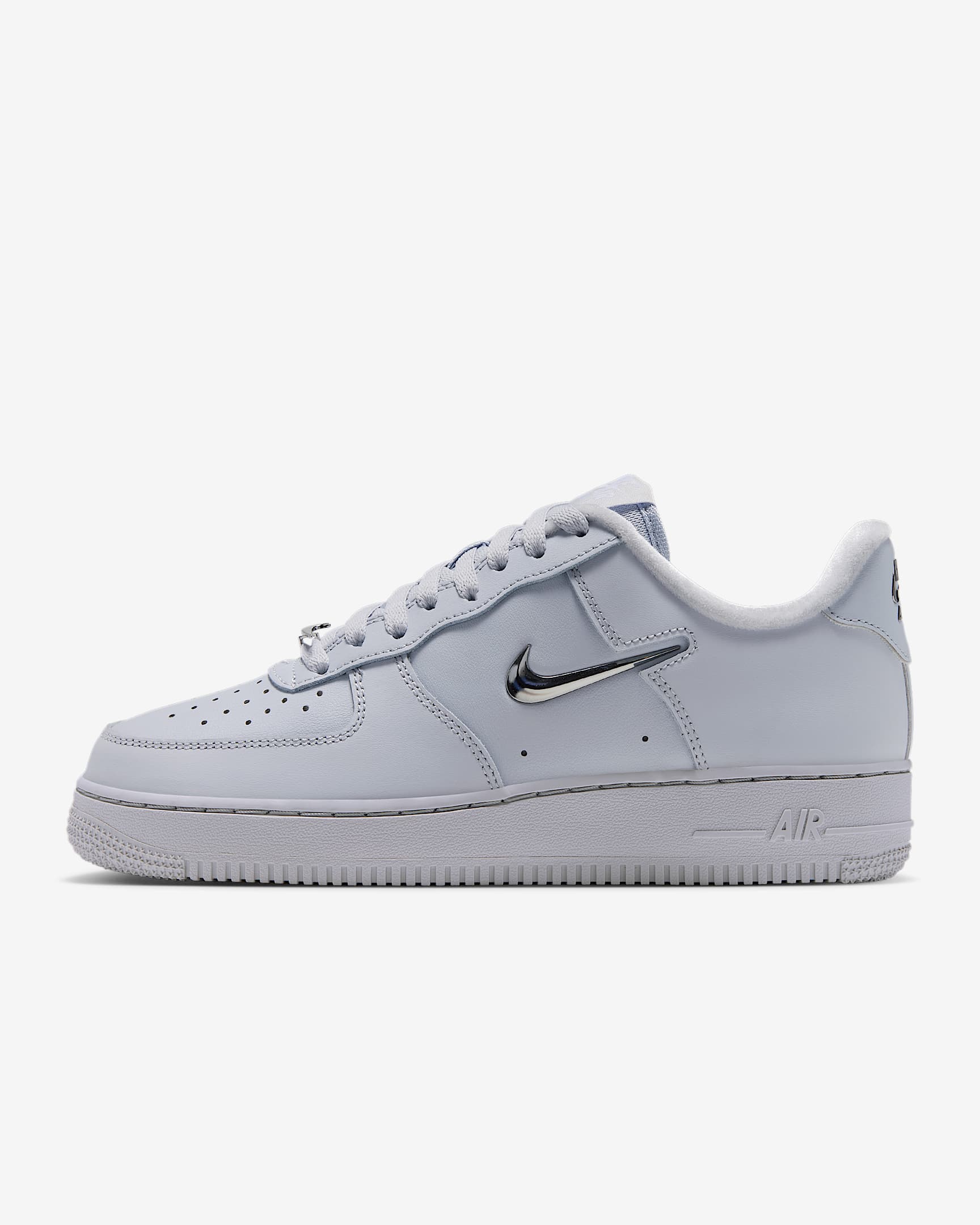 Nike Air Force 1 '07 Schuh (Damen) – Pure Platinum/Weiß/Metallic Silver