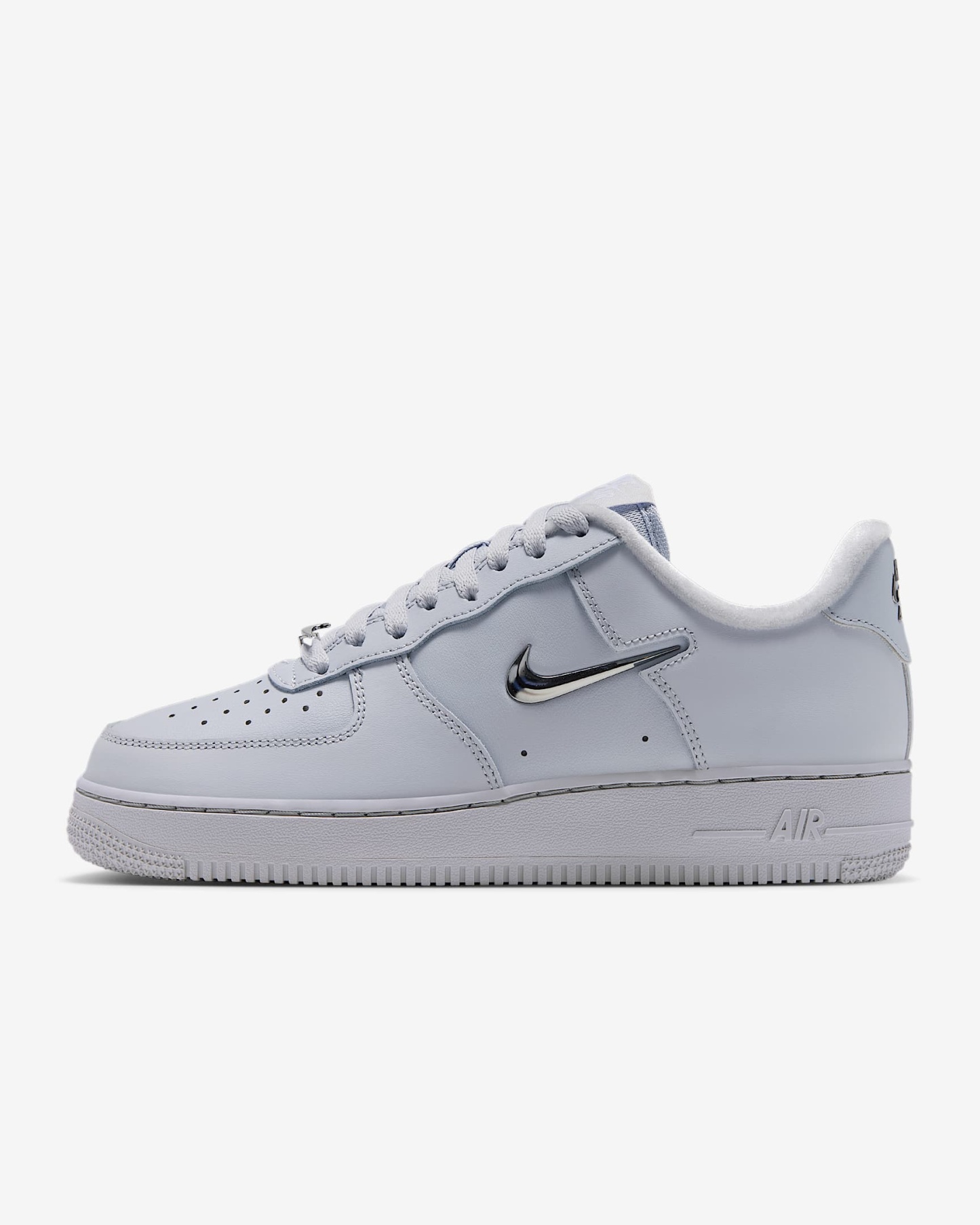Nike Air Force 1 '07 Schuh (Damen) – Pure Platinum/Weiß/Metallic Silver
