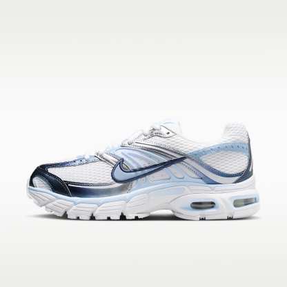 Nike Air Max Moto 2K Schuh (Damen) – Weiß/Metallic Silver/Midnight Navy/Hydrogen Blue