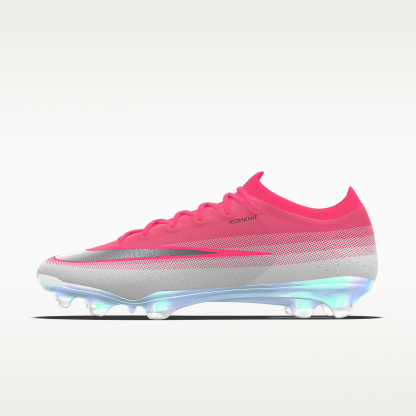 Nike Mercurial Vapor 17 Elite By You personalisierbarer Low-Top-Fußballschuh für normalen Rasen – Bright Crimson/Weiß [4510677869]