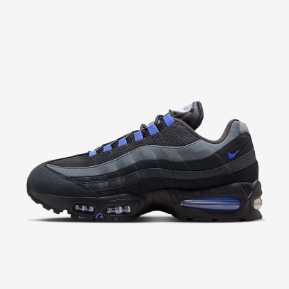 Nike Air Max 95 Big Bubble "OG" Schuh (Herren) – Schwarz/Anthracite/Dark Smoke Grey/Sapphire