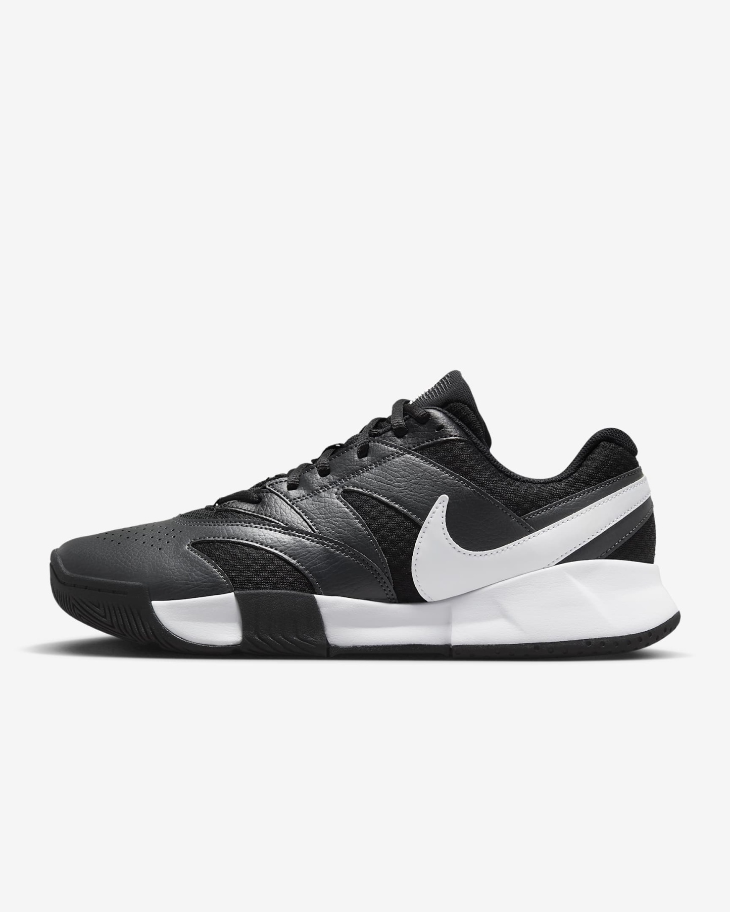 NikeCourt Lite 4 Herren-Tennisschuh – Schwarz/Anthracite/Weiß