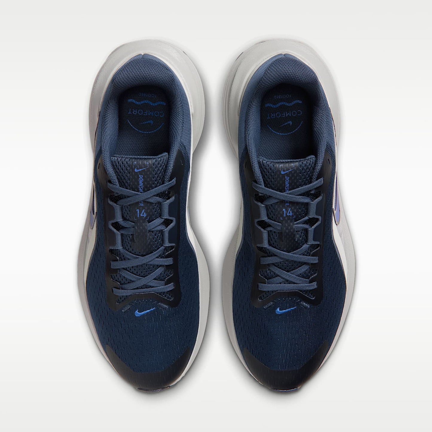 Nike Downshifter 14 Straßenlaufschuh (Herren) – Dark Slate/Grey Mist/Smokey Blue/Racer Blue