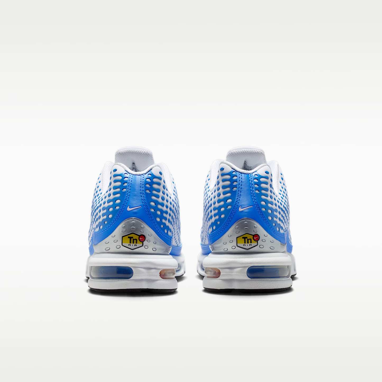 Nike Air Max Plus VII Schuh (Herren) – Weiß/Blue Crystal/Metallic Silver/Weiß