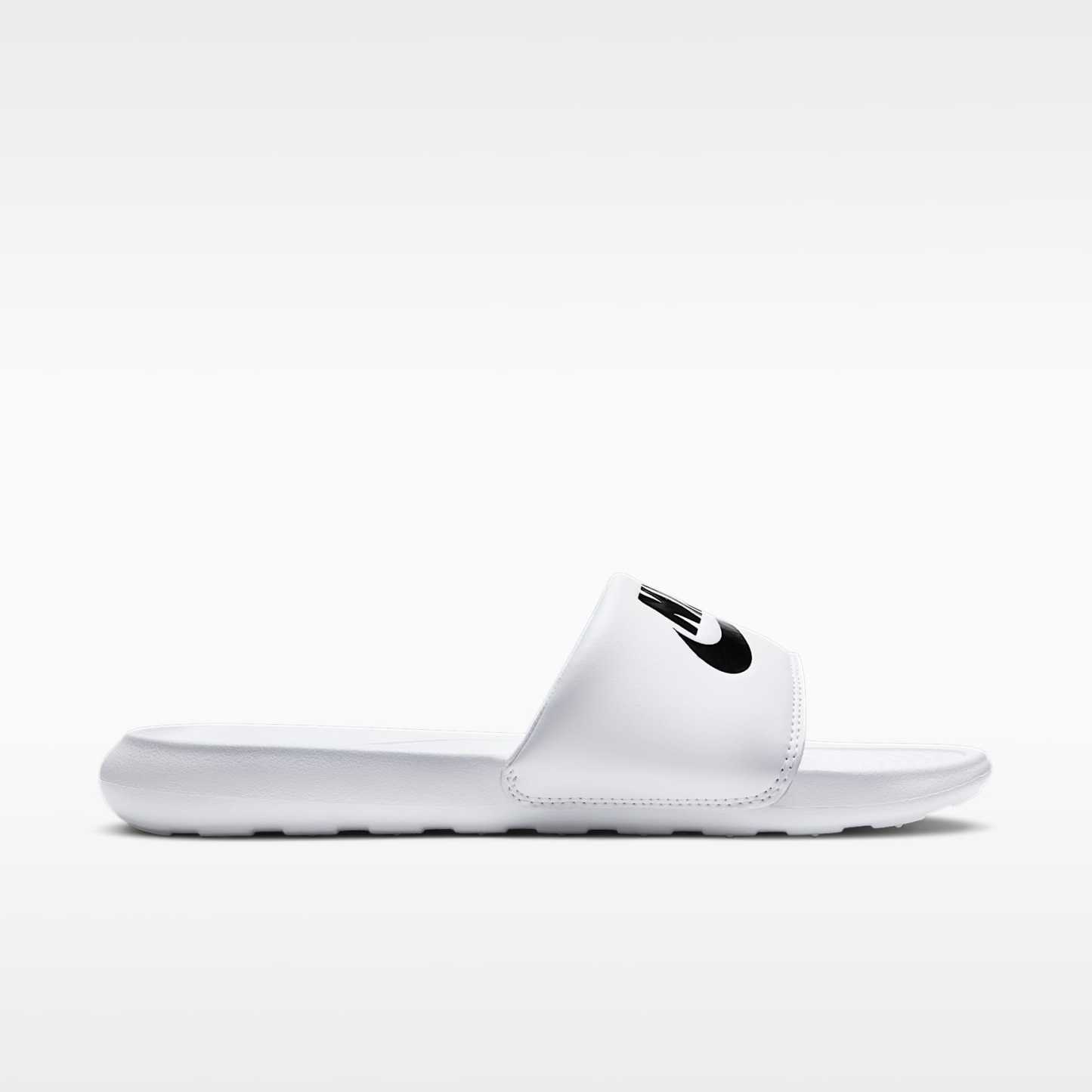 Nike Victori One Damen-Badeslipper – Weiß/Weiß/Schwarz