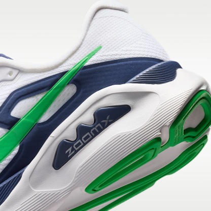 Nike Structure Plus Straßenlaufschuh (Herren) – Weiß/Midnight Navy/Summit White/Green Spark
