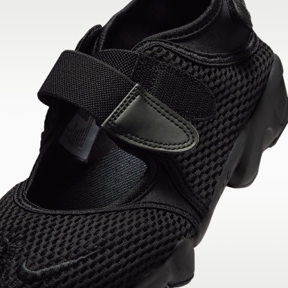 Nike Air Rift Mesh Schuh (Damen) – Schwarz/Weiß/Schwarz
