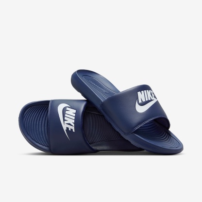 Nike Victori One Slides (Herren) – Midnight Navy/Midnight Navy/Weiß