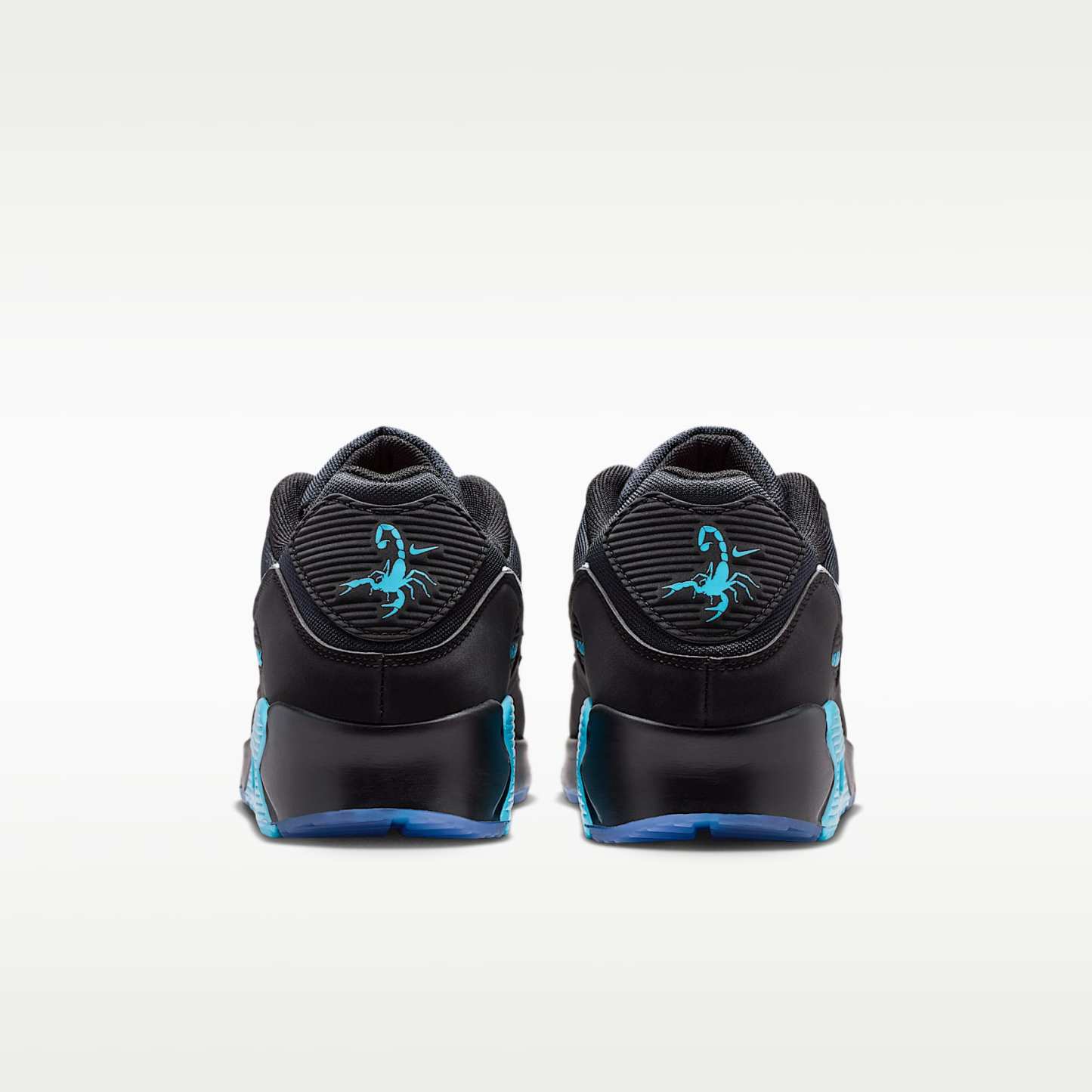 Nike Air Max 90 Premium "Scorpion" Schuh (Herren) – Schwarz/Gamma Blue/Ice/Chrome